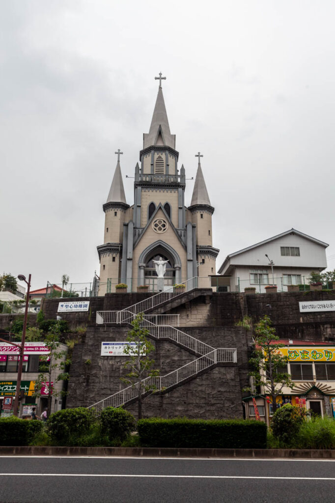 Miura machi church in Sasebo,Nagasaki,Japan