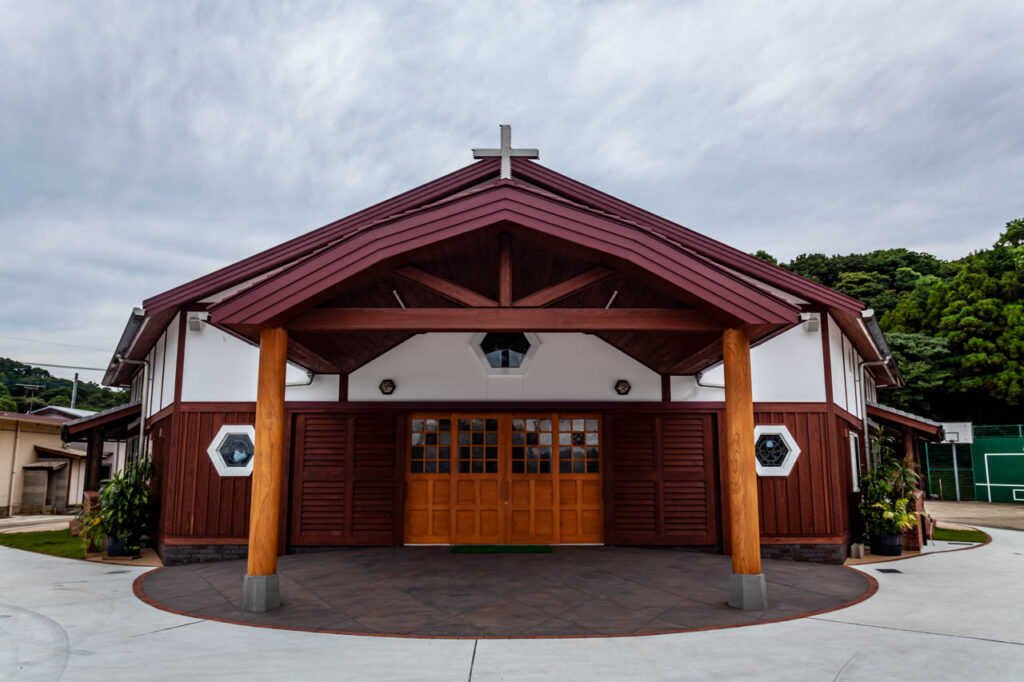 Kami Kanzaki church,Hirado island,Nagasaki,Japan