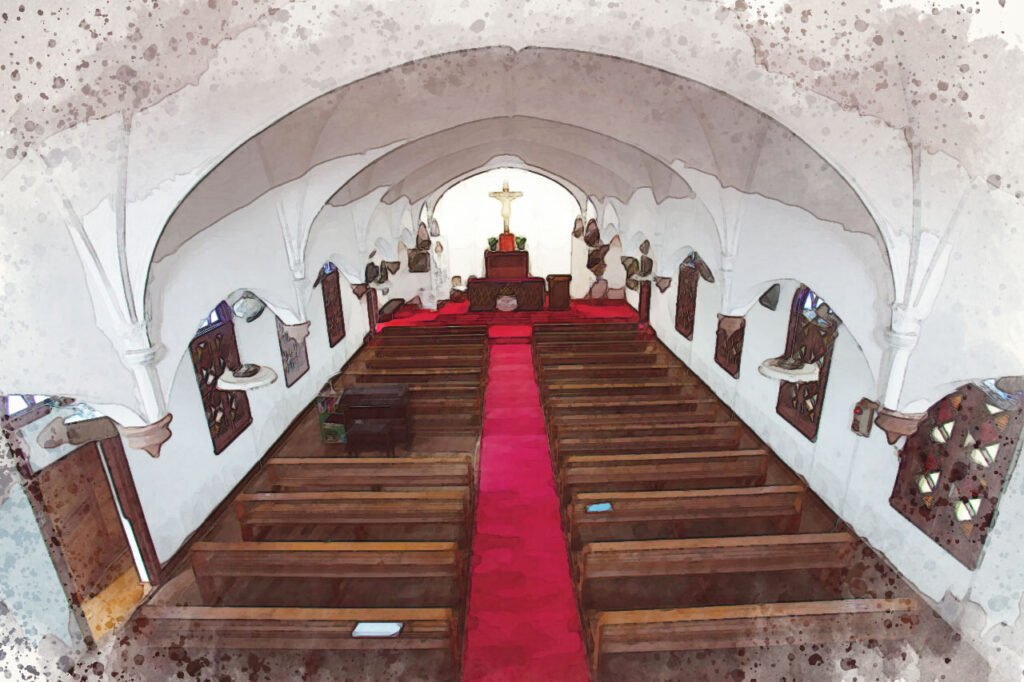 Odao catholic church,saikai city,Nagasaki,Japan