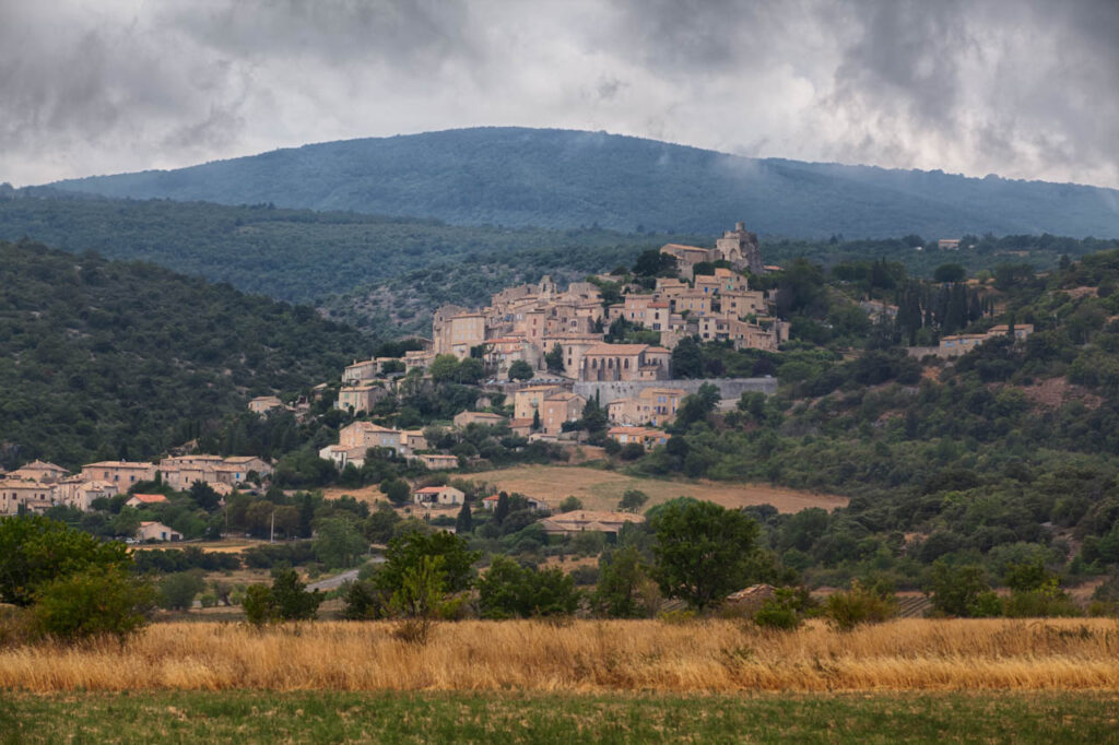 Simiane-la-Rotonde,a small but beautiful village in the south of France