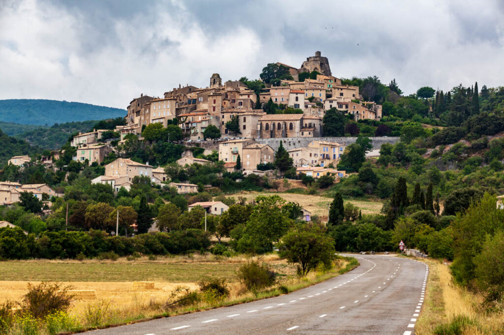 Simiane-la-Rotonde,a small but beautiful village in the south of France