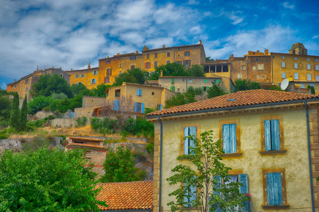 Simiane-la-Rotonde,a small but beautiful village in the south of France