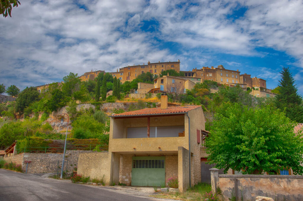 Simiane-la-Rotonde,a small but beautiful village in the south of France