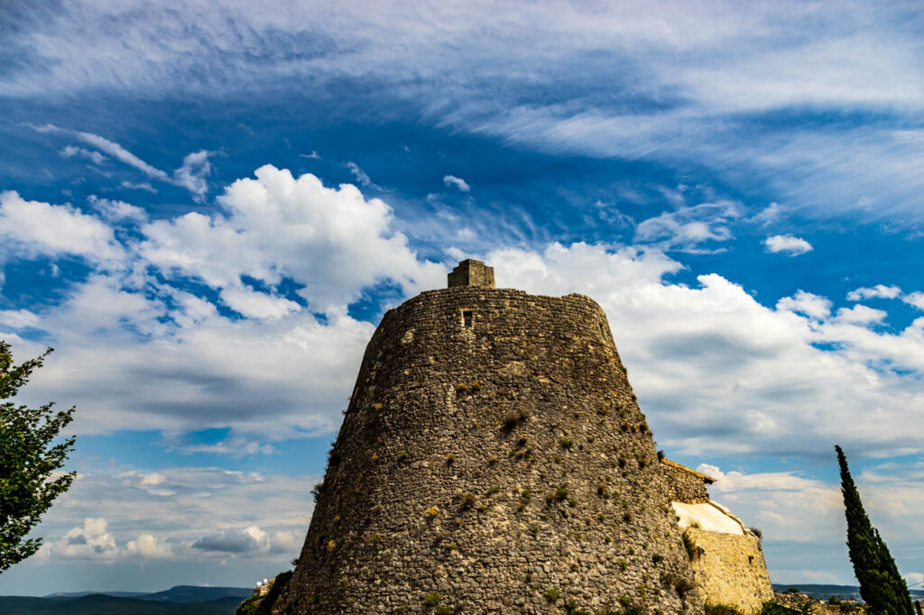 Simiane-la-Rotonde,a small but beautiful village in the south of France