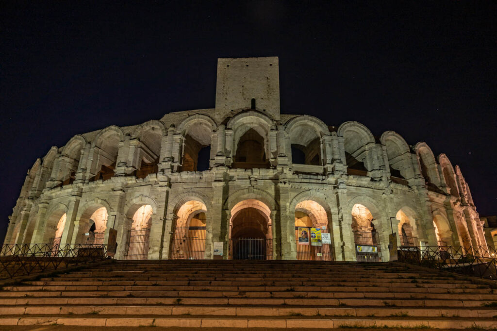 Arènes d'Arles in Arles, a historic World Heritage city