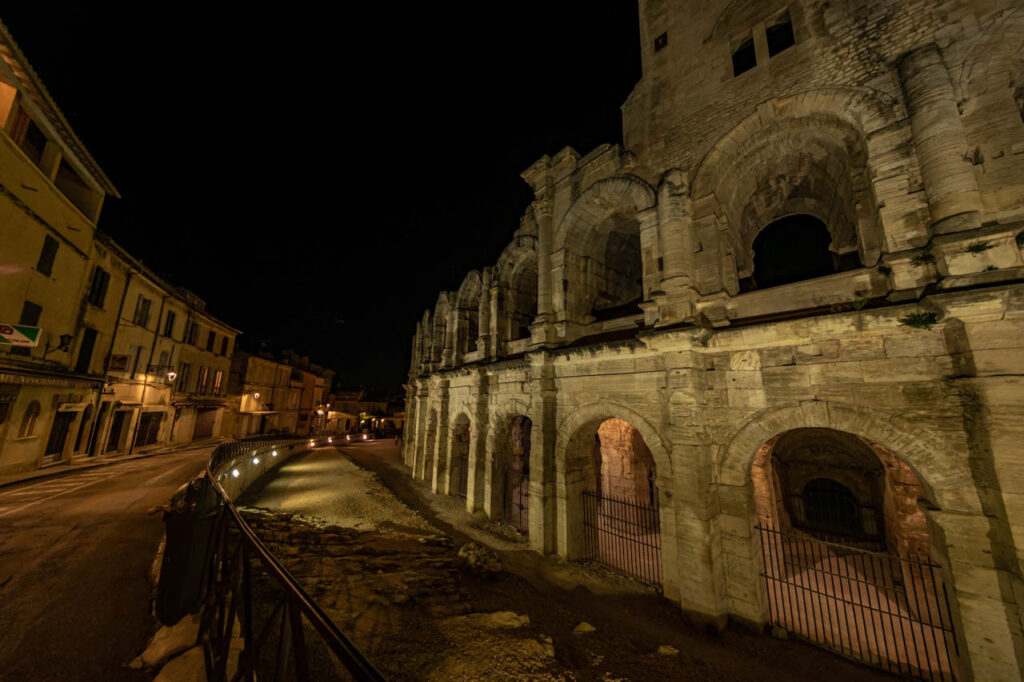 Arènes d'Arles in Arles, a historic World Heritage city