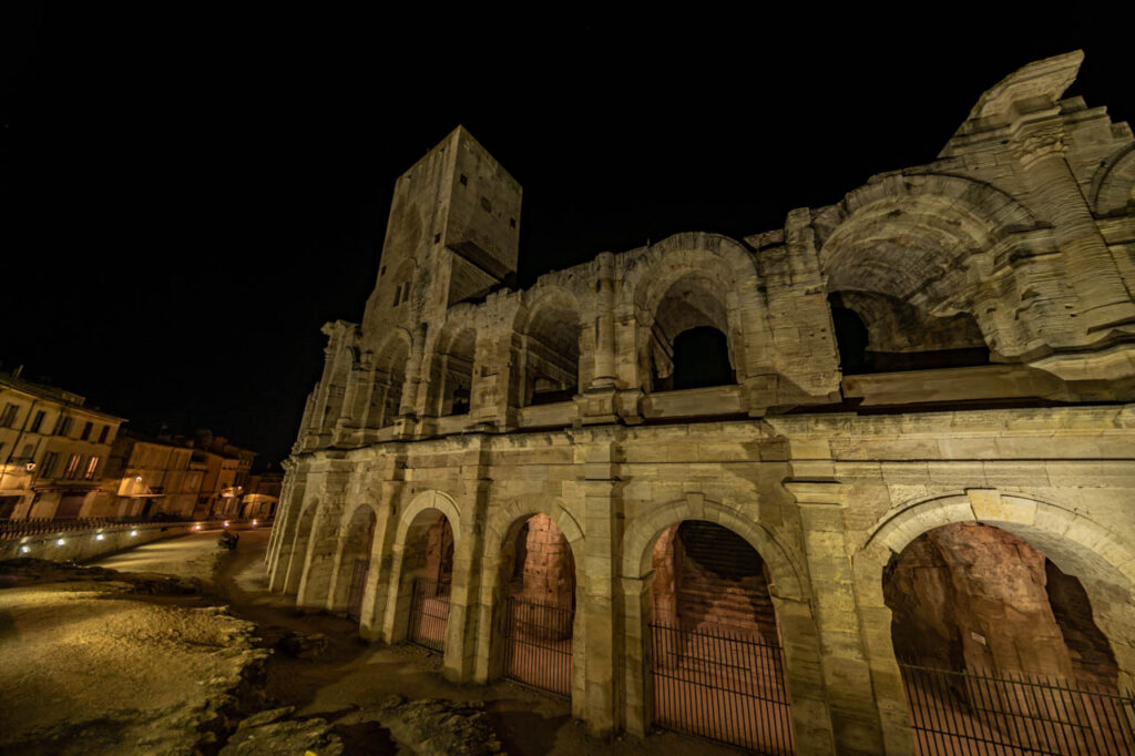 Arènes d'Arles in Arles, a historic World Heritage city