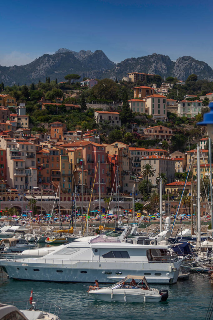 Menton is a seaside resort near the Italian border.