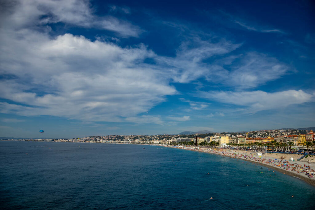 Nice, a major resort city on the Côte d'Azur