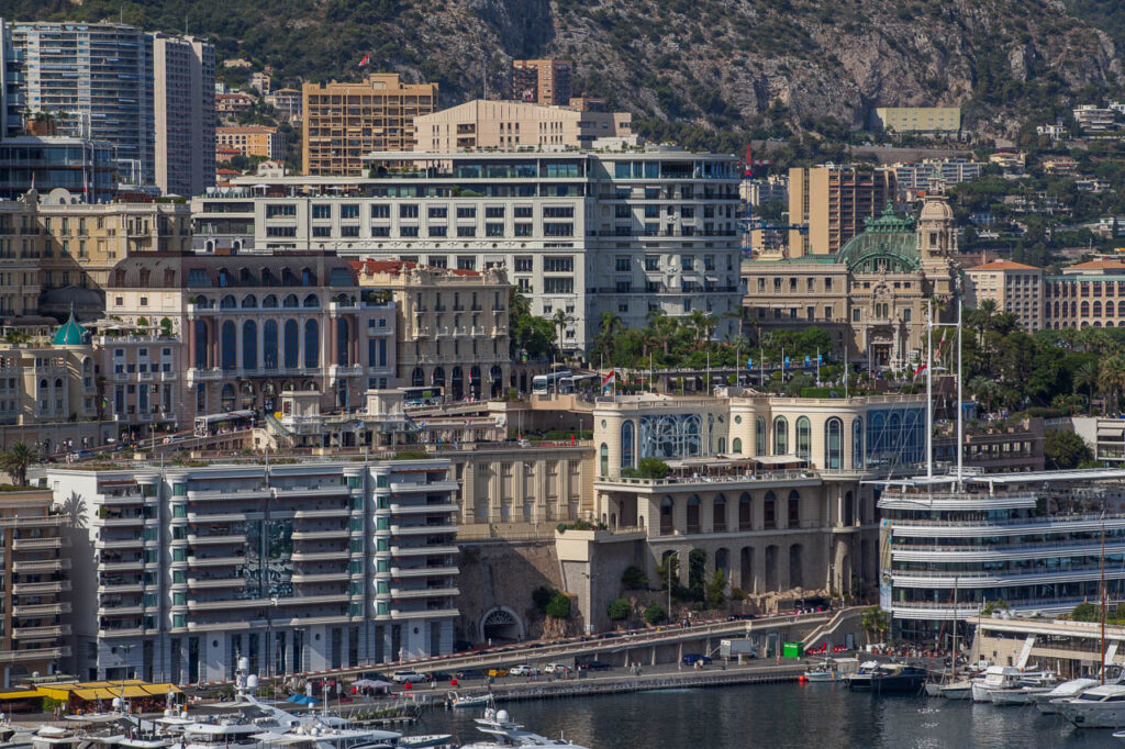 Monaco, a resort area famous for the F1 Grand Prix