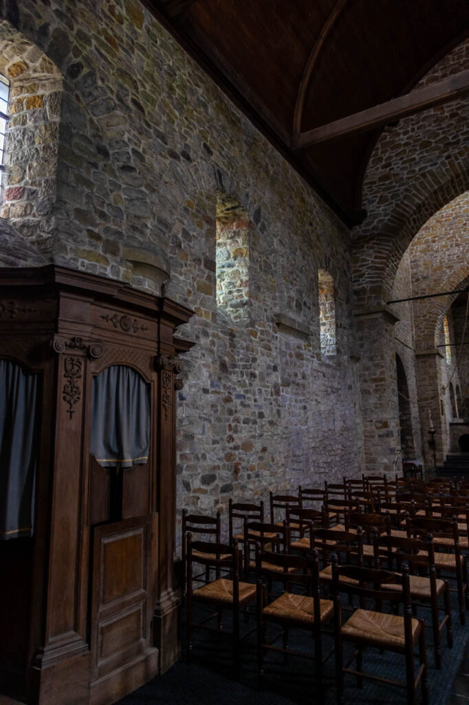 Saint-Géry d'Aubechies church in Aubechies,one of  the most beautiful villages in Belgium