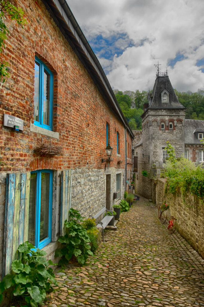 Durbuy, a tourist city with a long history that developed around a medieval castle