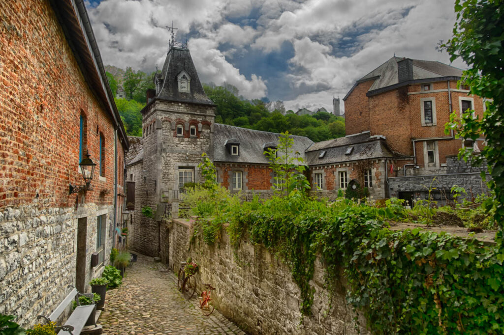 Durbuy, a tourist city with a long history that developed around a medieval castle