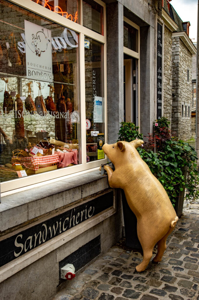 Durbuy, a tourist city with a long history that developed around a medieval castle