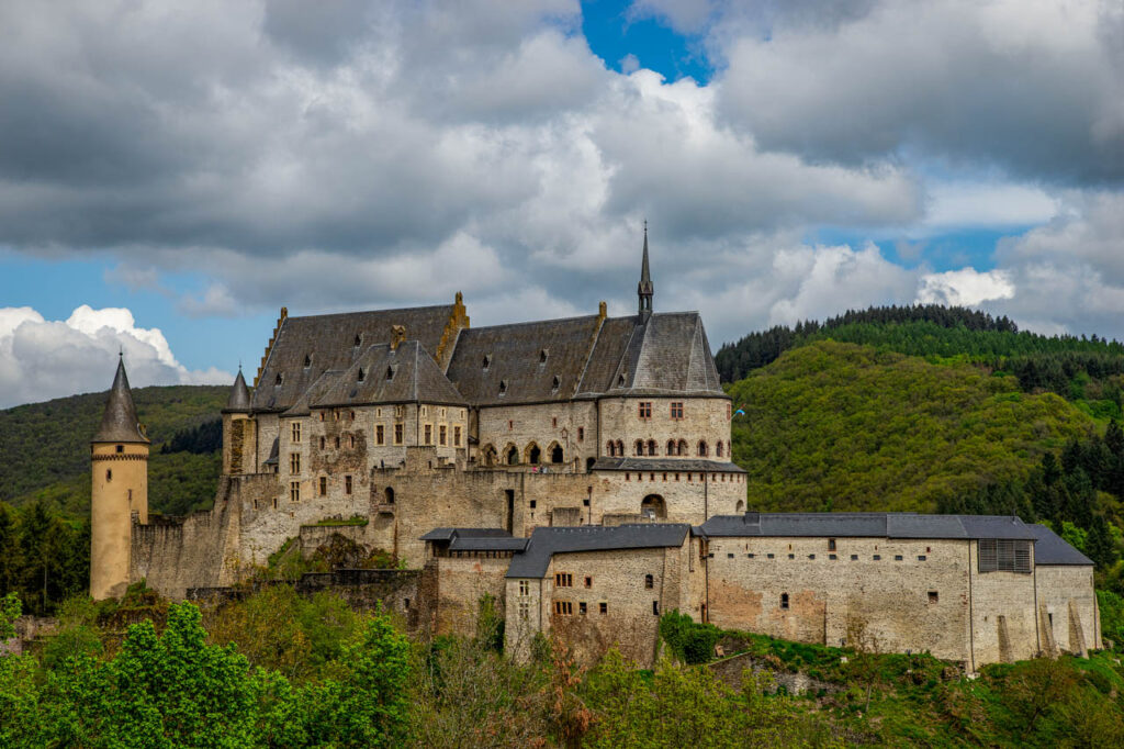 Vianden, the capital of the province of Vianden, which stretches along the Wur River