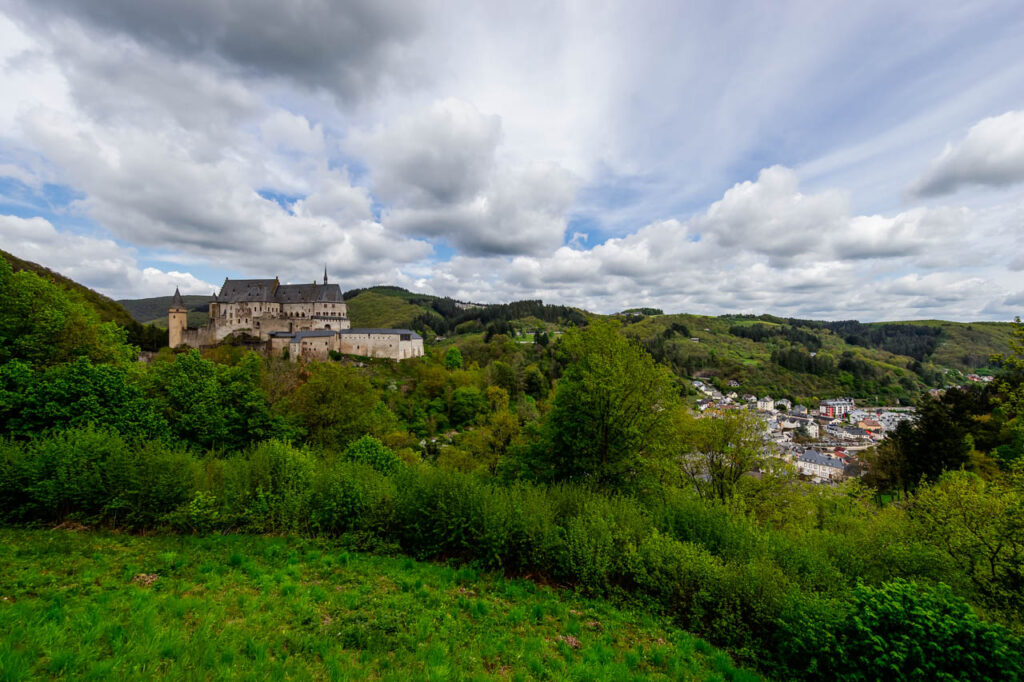 Vianden, the capital of the province of Vianden, which stretches along the Wur River