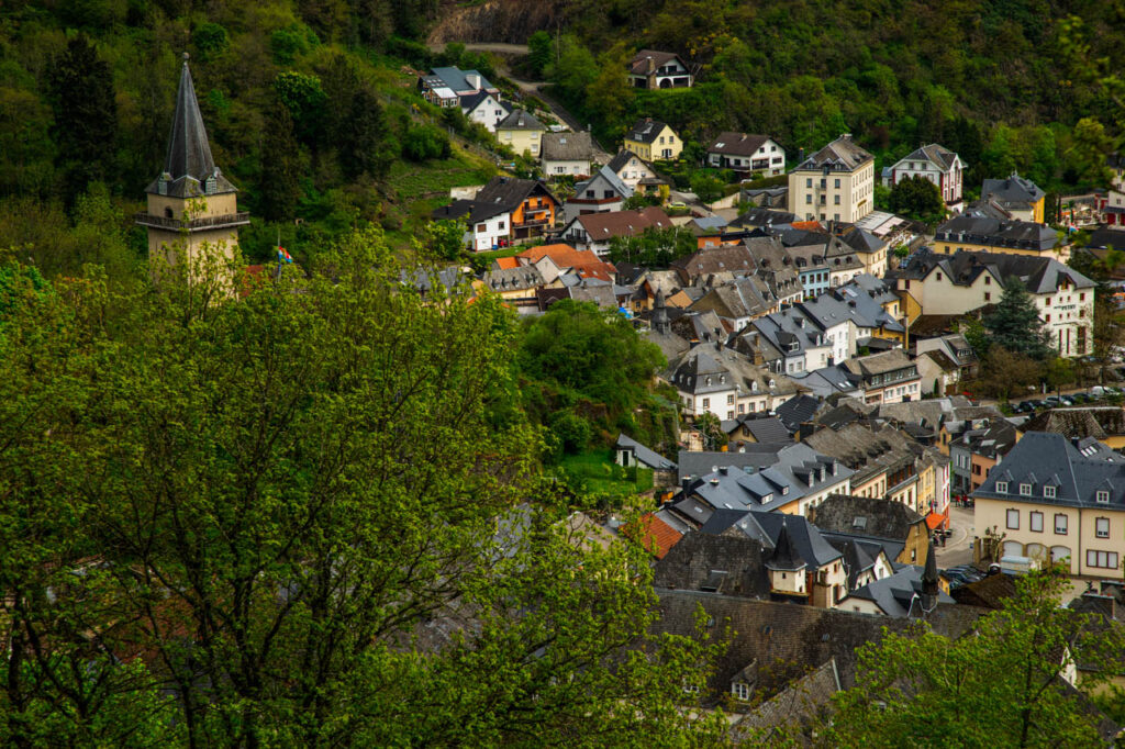 Vianden, the capital of the province of Vianden, which stretches along the Wur River