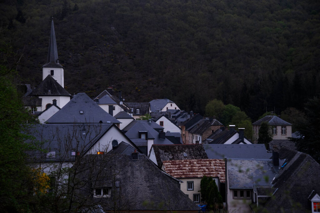 Esch-sur-Sure is a village in the mountains northwest of Luxembourg City, nestled between rivers.