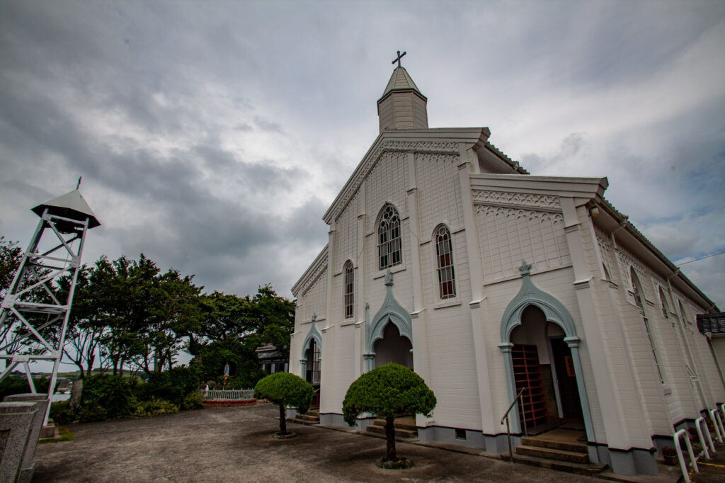 Mizu no ura church in Fukue island、Nagasaki