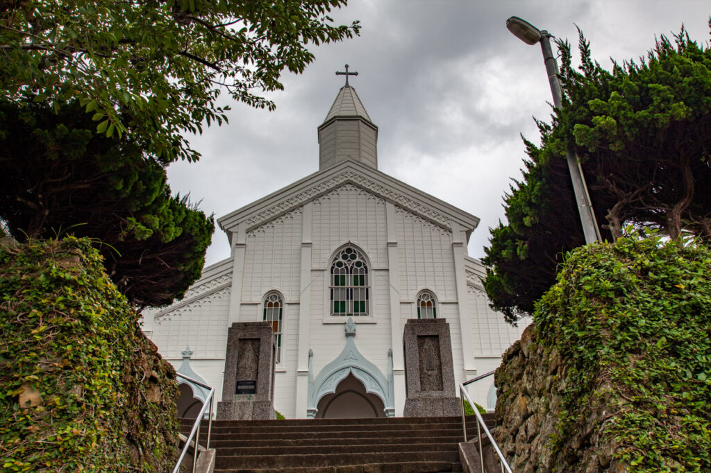 Mizu no ura church in Fukue island、Nagasaki