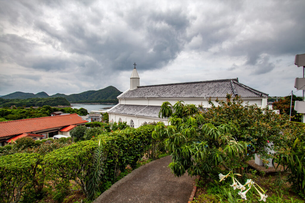 Mizu no ura church in Fukue island、Nagasaki