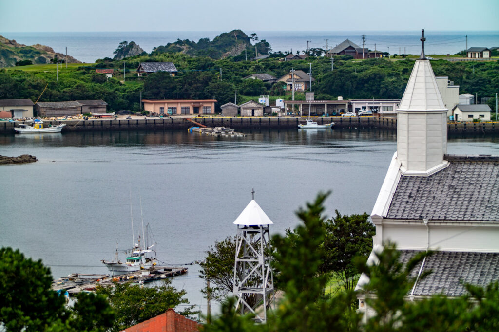 Mizu no ura church in Fukue island、Nagasaki