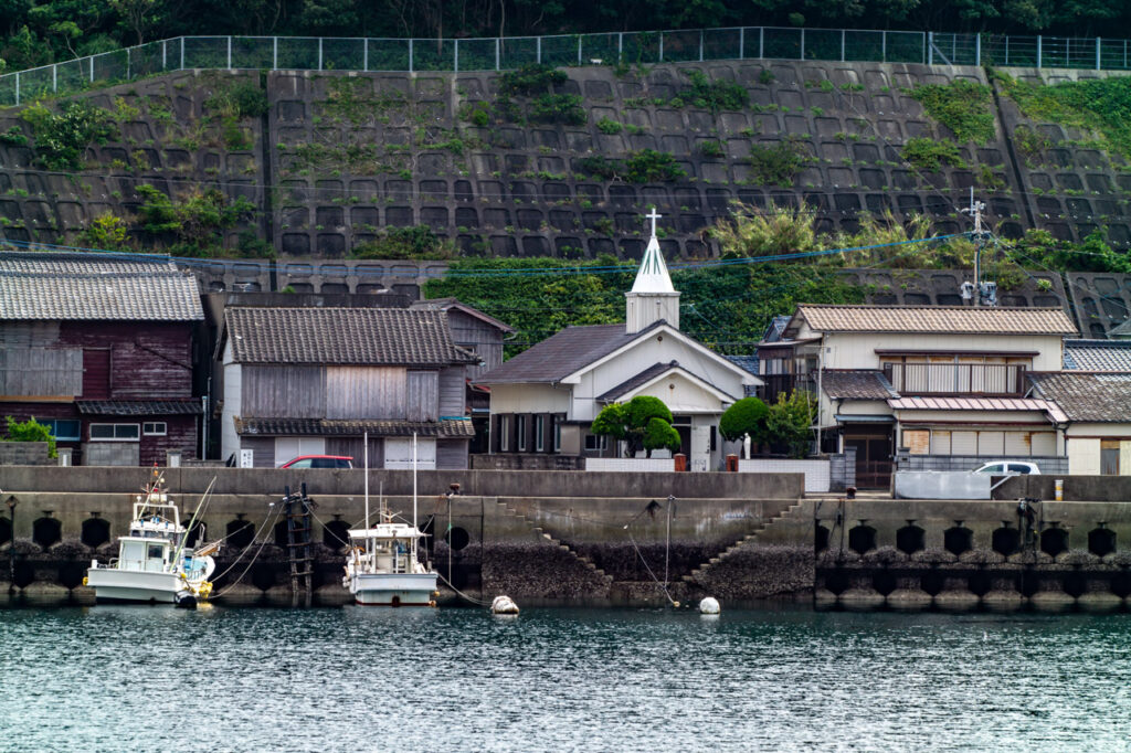 Tama no ura church in Fukue island、Nagasaki