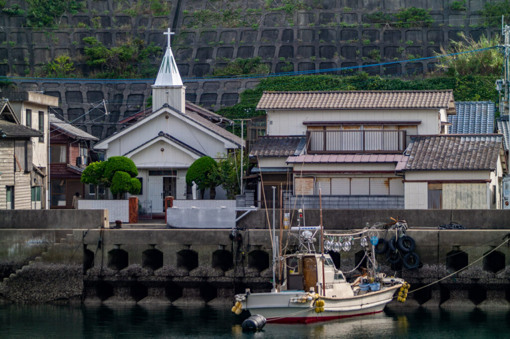 Tama no ura church in Fukue island、Nagasaki