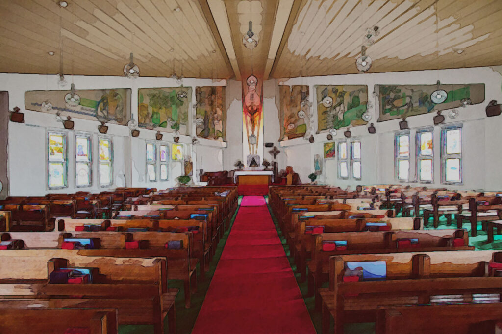 Miiraku church in Fukue island、Nagasaki