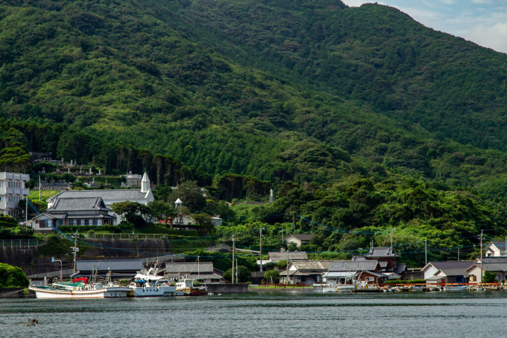 Mizu no ura church in Fukue island、Nagasaki