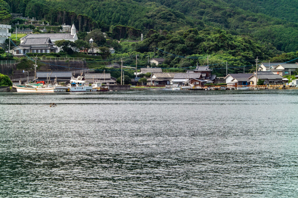 Mizu no ura church in Fukue island、Nagasaki