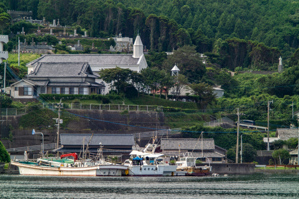 Mizu no ura church in Fukue island、Nagasaki