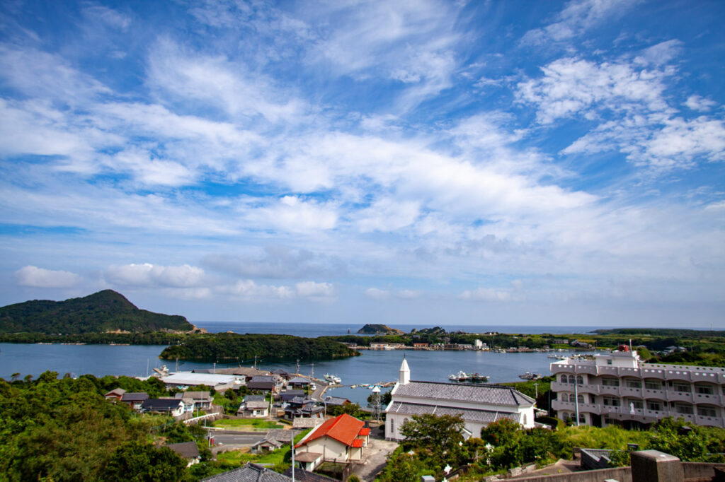 Mizu no ura church in Fukue island、Nagasaki