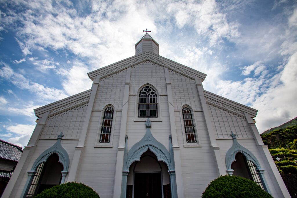 Mizu no ura church in Fukue island、Nagasaki