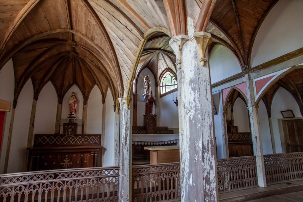 Former Gorin Church in Kuga island,Nagasaki,Japan