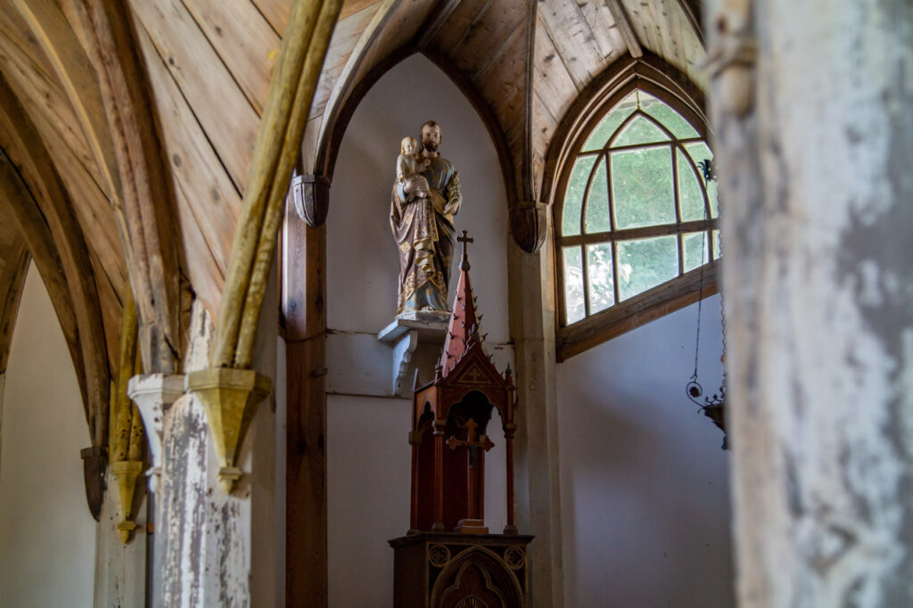 Former Gorin Church in Kuga island,Nagasaki,Japan