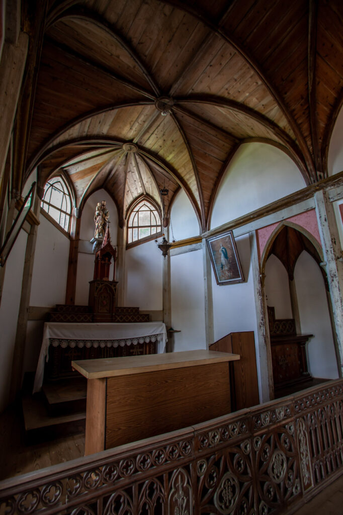 Former Gorin Church in Kuga island,Nagasaki,Japan