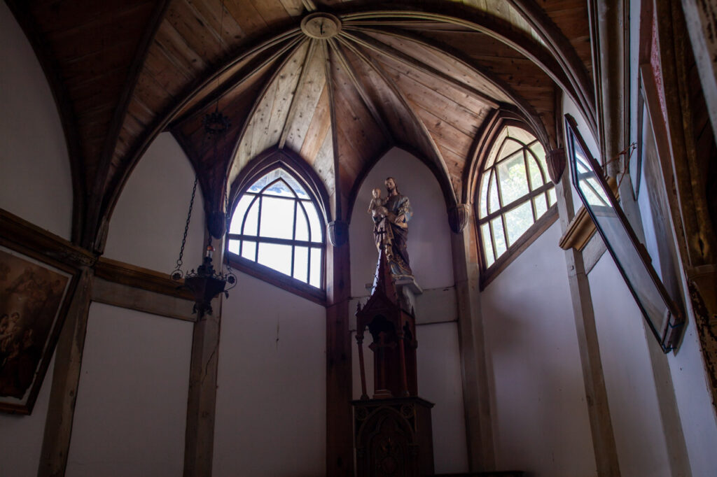 Former Gorin Church in Kuga island,Nagasaki,Japan