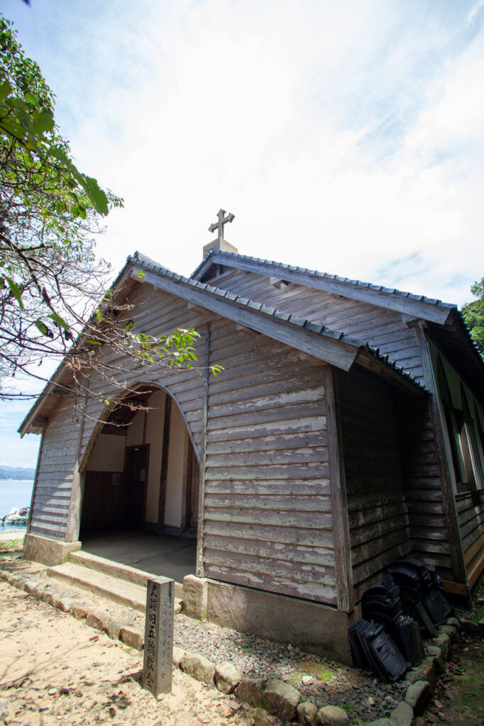 Former Gorin Church in Kuga island,Nagasaki,Japan