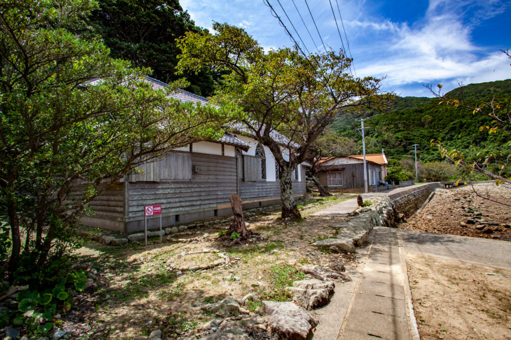 Former Gorin Church in Kuga island,Nagasaki,Japan