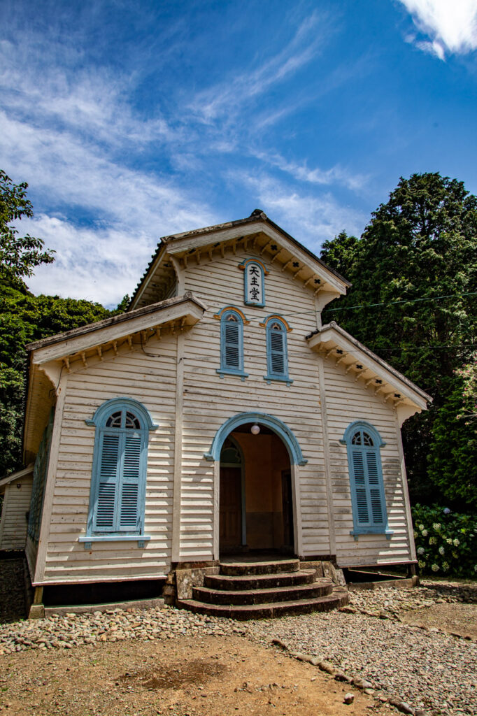 Egami Cathedral in Naru island,nagasaki,Japan