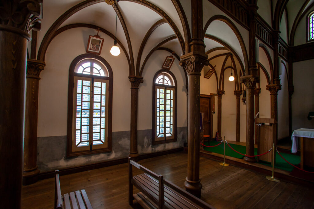 Egami Cathedral in Naru island,nagasaki,Japan