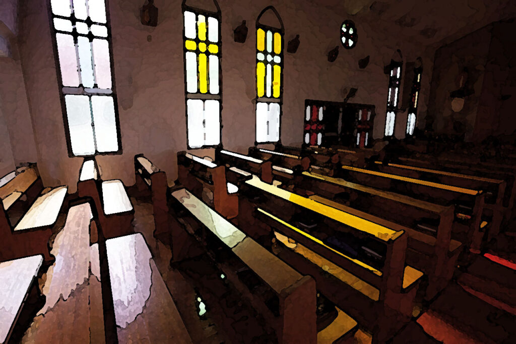 Maruo Church in Naka dori island,Nagasaki,Japan