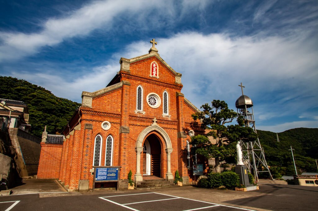 Aosagaura church in Naka dori island,Nagasaki,Japan