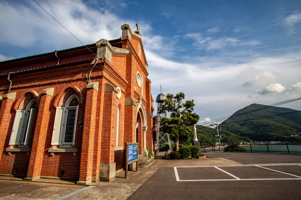 Aosagaura church in Naka dori island,Nagasaki,Japan