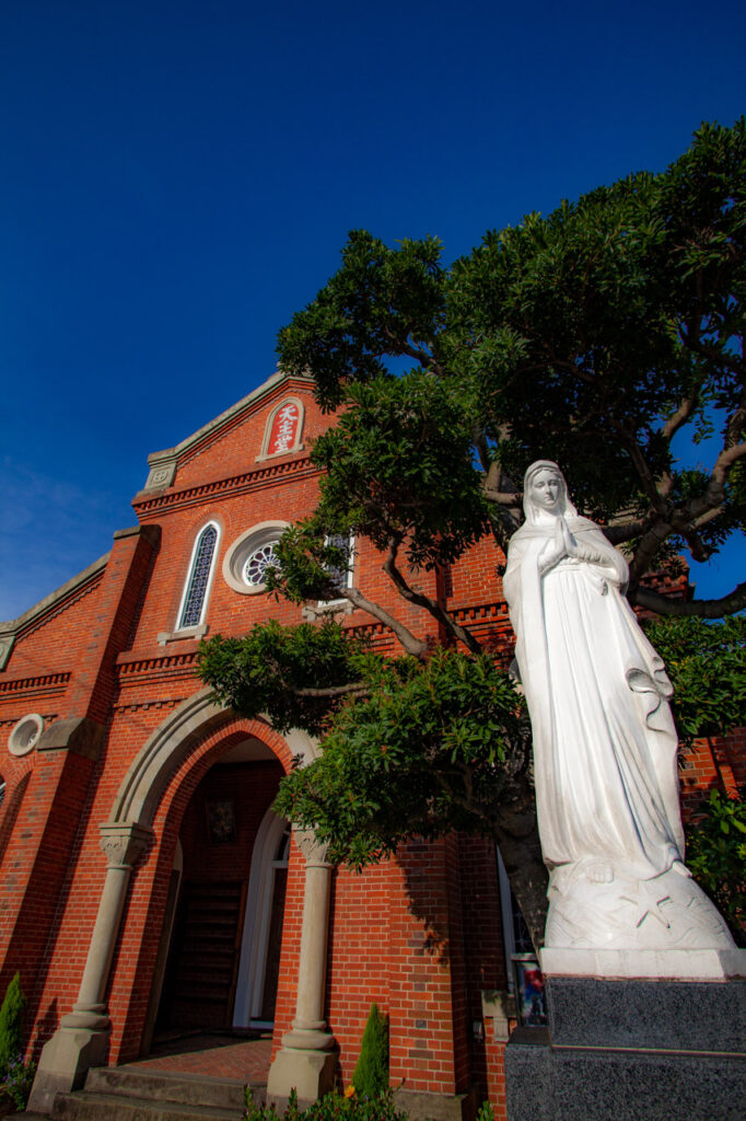 Aosagaura church in Naka dori island,Nagasaki,Japan