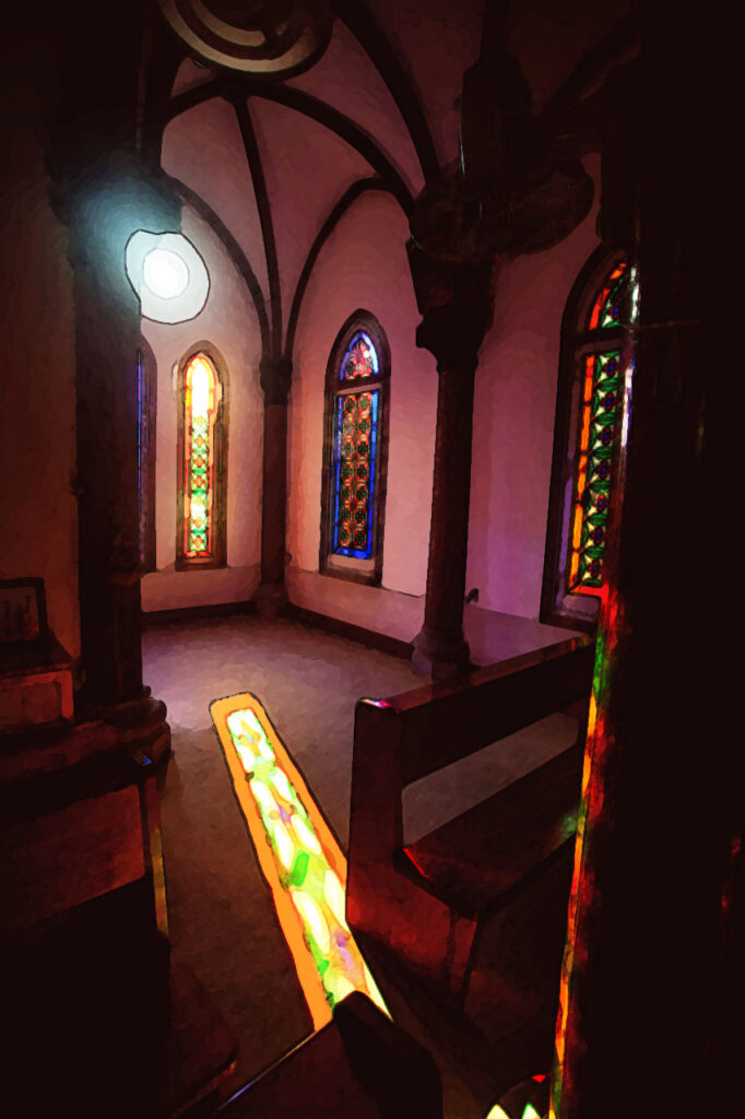 Aosagaura church in Naka dori island,Nagasaki,Japan