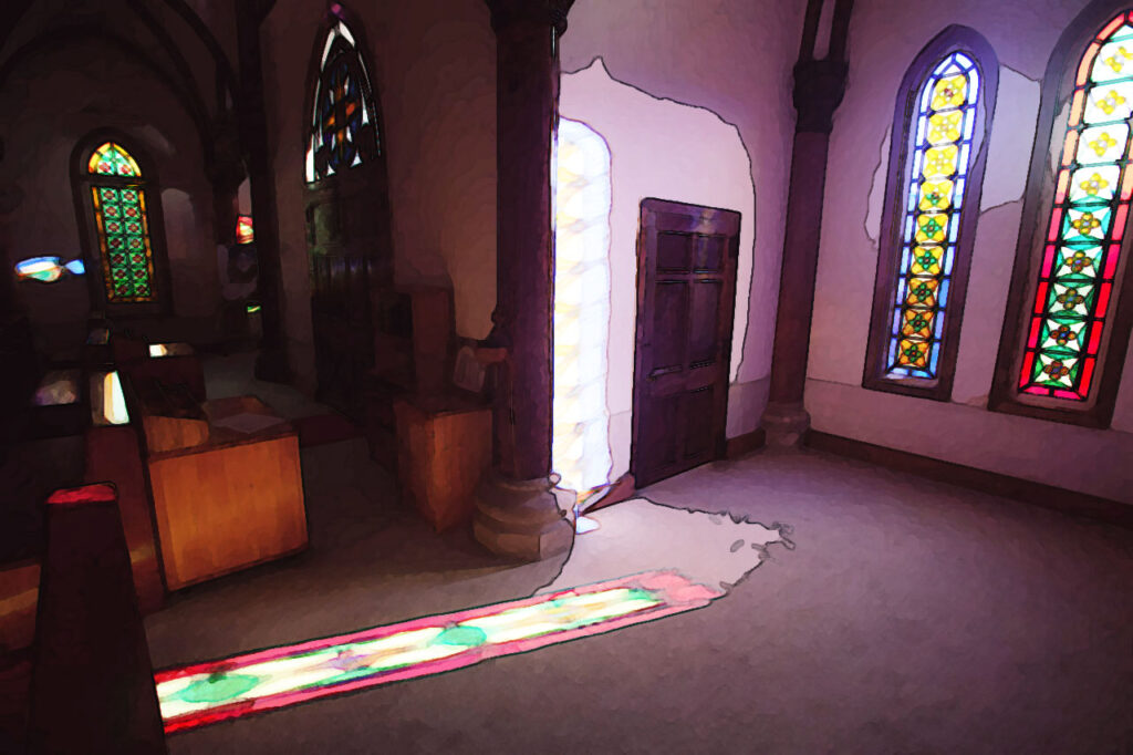 Aosagaura church in Naka dori island,Nagasaki,Japan