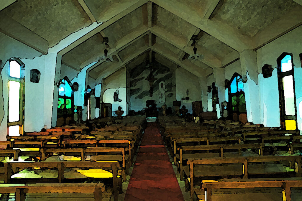 Sone Church in Naka dori island,Nagasaki,Japan