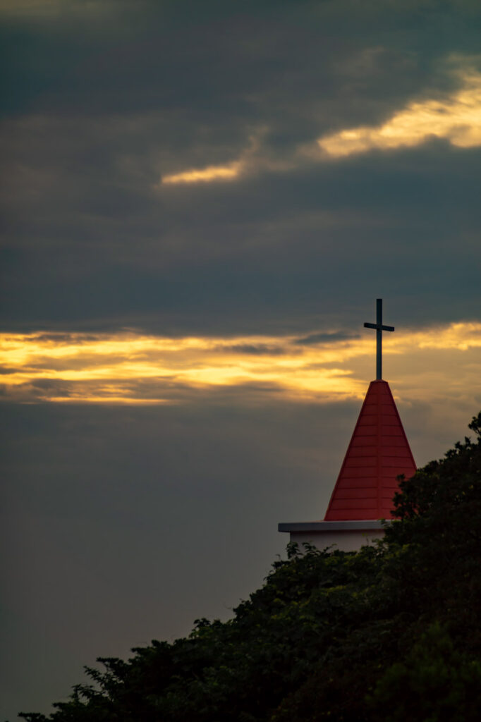 Akabae Church in Naka dori island,Nagasaki,Japan